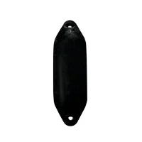OCEAN Fender Utility U0 3-15/16 x 12-63/64" (10x33cm) Black - Compact Marine Fender