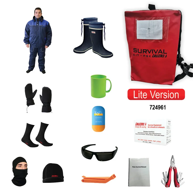 LALIZAS Personal Survival Kit Lite Version - Essential Emergency Supplies