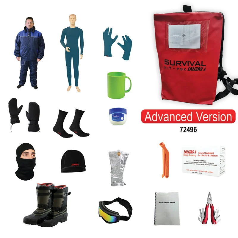 LALIZAS Personal Survival Kit Advanced Version - Comprehensive Emergency Supplies