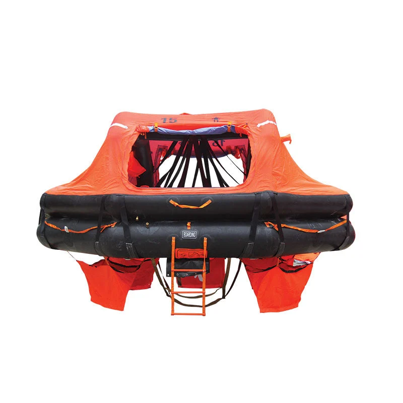LALIZAS Liferaft SOLAS OCEANO Davit-Launched 16 Person - GRP Canister SOLAS/MED