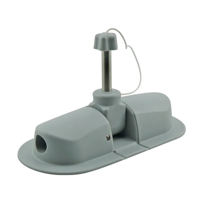 Rowlock Socket with Metal Pin - Grey - Heavy Duty - for Inflatable Boats and Dinghies