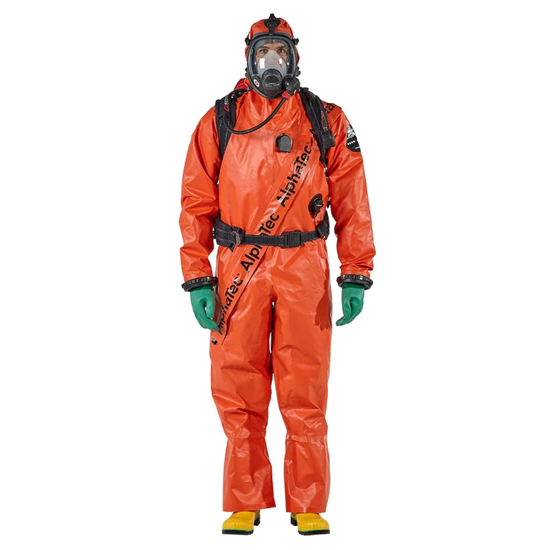Chemical Suit - Gas Tight - AlphaTec TR Light Type - XL - Orange - SOLAS/MED