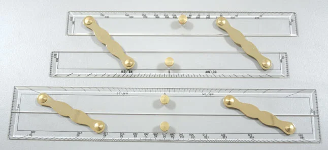Parallel Ruler - 15" (381mm) - Professional Navigation Tool