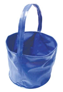 Collapsible Fabric Bucket - 11L Marine Utility Bucket - Folds Flat for Storage