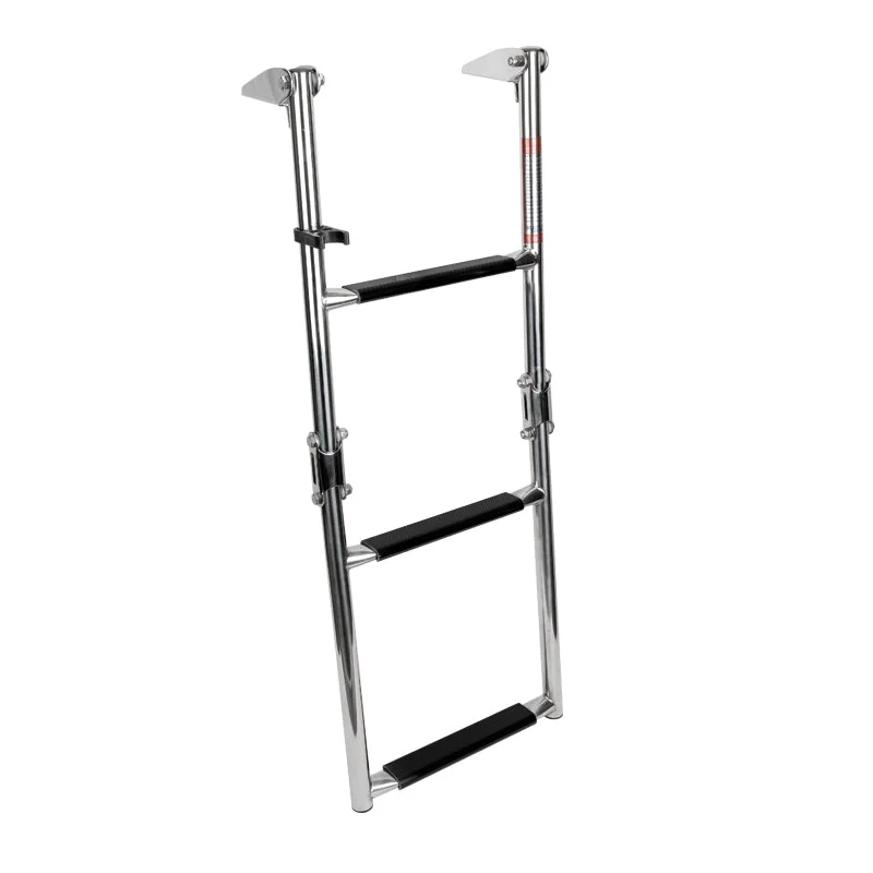Foldable Ladder for Swim Platform - 1+2 Steps (3 Steps) - Stainless Steel 316 - 740mm x 276mm (29-1/8" x 10-7/8")