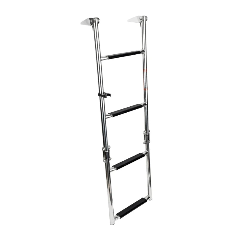 Foldable Ladder for Swim Platform - 2+2 Steps (4 Steps) - Stainless Steel 316 - 960mm x 276mm (37-3/4" x 10-7/8")
