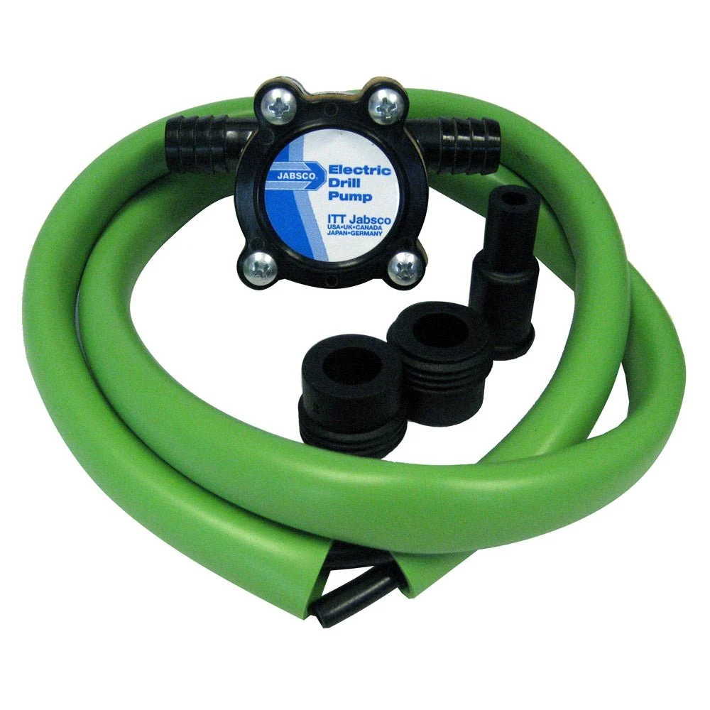 Jabsco Drill Pump Kit w/Hose – Boat Pump & Plumbing Part