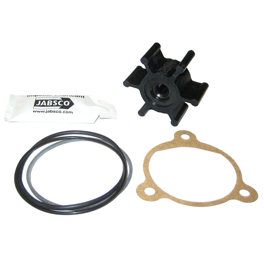 Jabsco Neoprene Impeller Kit w/Cover, Gasket or O-Ring - 6-Blade - 5/16 Shaft Diameter – Marine Engine Cooling Replacement Part