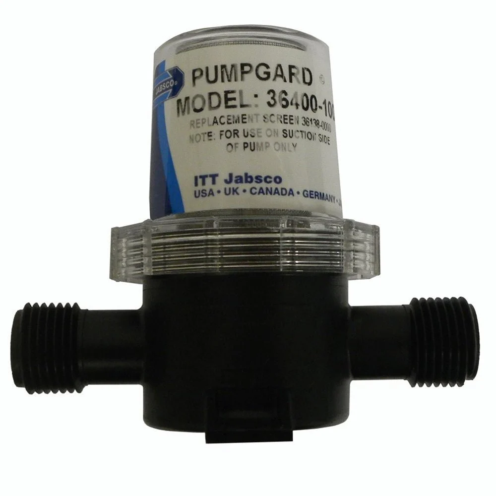 Jabsco Pumpguard In-Line Strainer - 1/2" NPT Port – Marine Engine Cooling Replacement Part