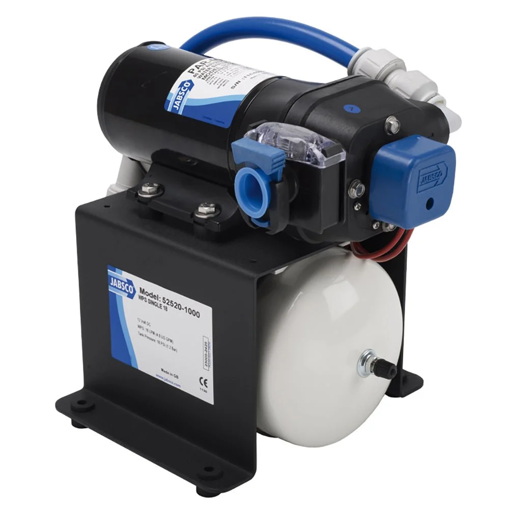 Jabsco Single Stack Water System - 4.8 GPM - 40PSI - 12V – Marine Boat Replacement Part