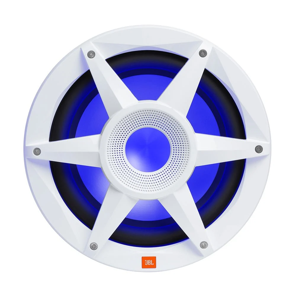 Jbl 10" Marine RGB Passive Subwoofer - White Stadium Series