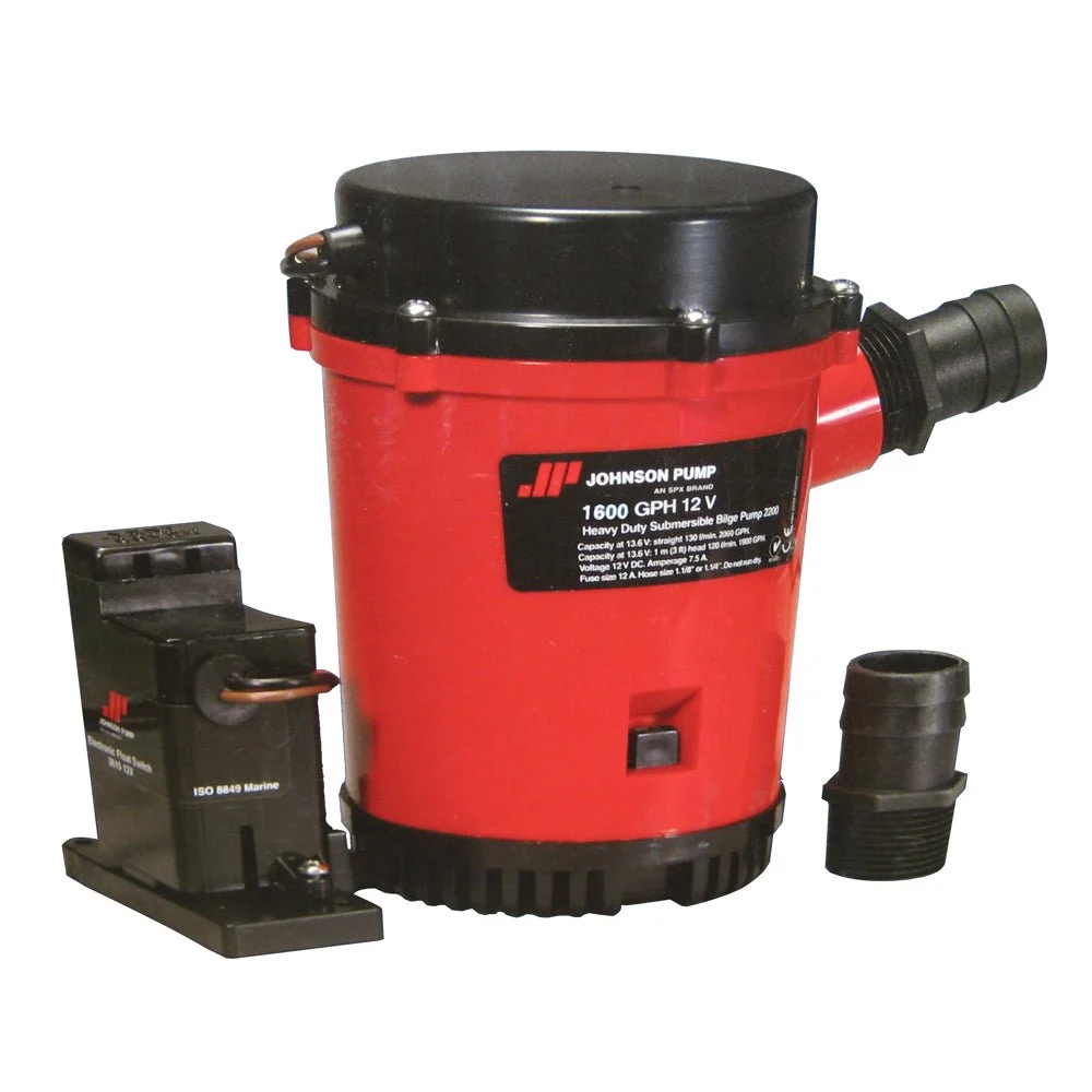 Johnson Pump 1600GPH Auto Bilge Pump w/Mag Switch - 12V – Marine Boat Replacement Part