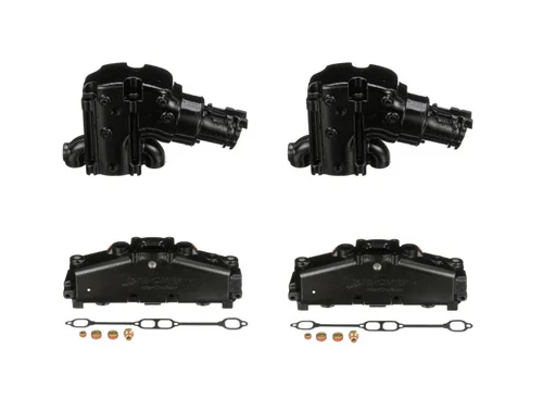 OEM MerCruiser 350/5.7/5.0/6.2 dry joint SB V8 Exhaust Manifold & Riser Kit (14 Degree) 8M0185794 864591T02