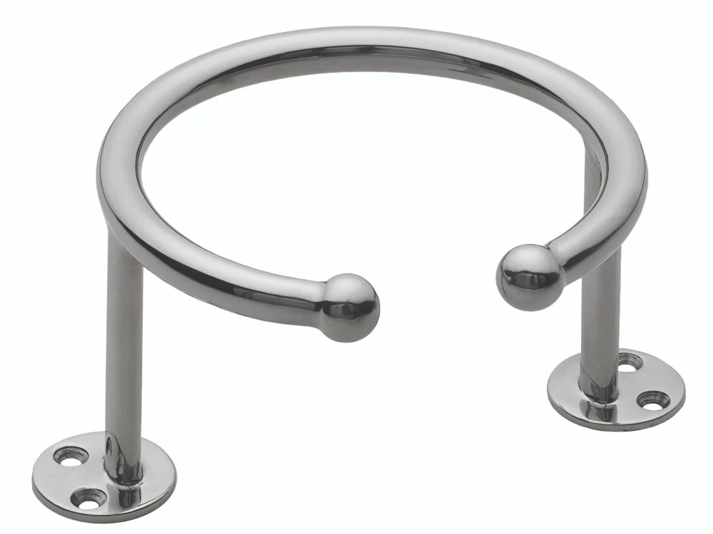 Whitecap S-3516 Stainless Steel Top-mount Ring Cup Holder - 1 Cup, Base Mount - S-3516