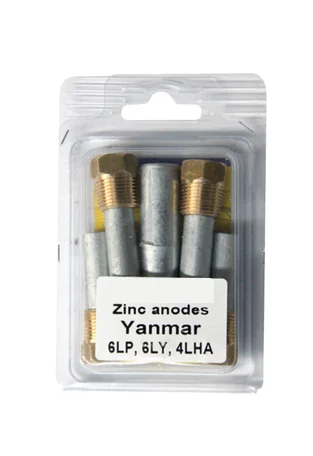 Yanmar anodkit 6LP / 6LY / 4LH, 119773-92600, 5 parts