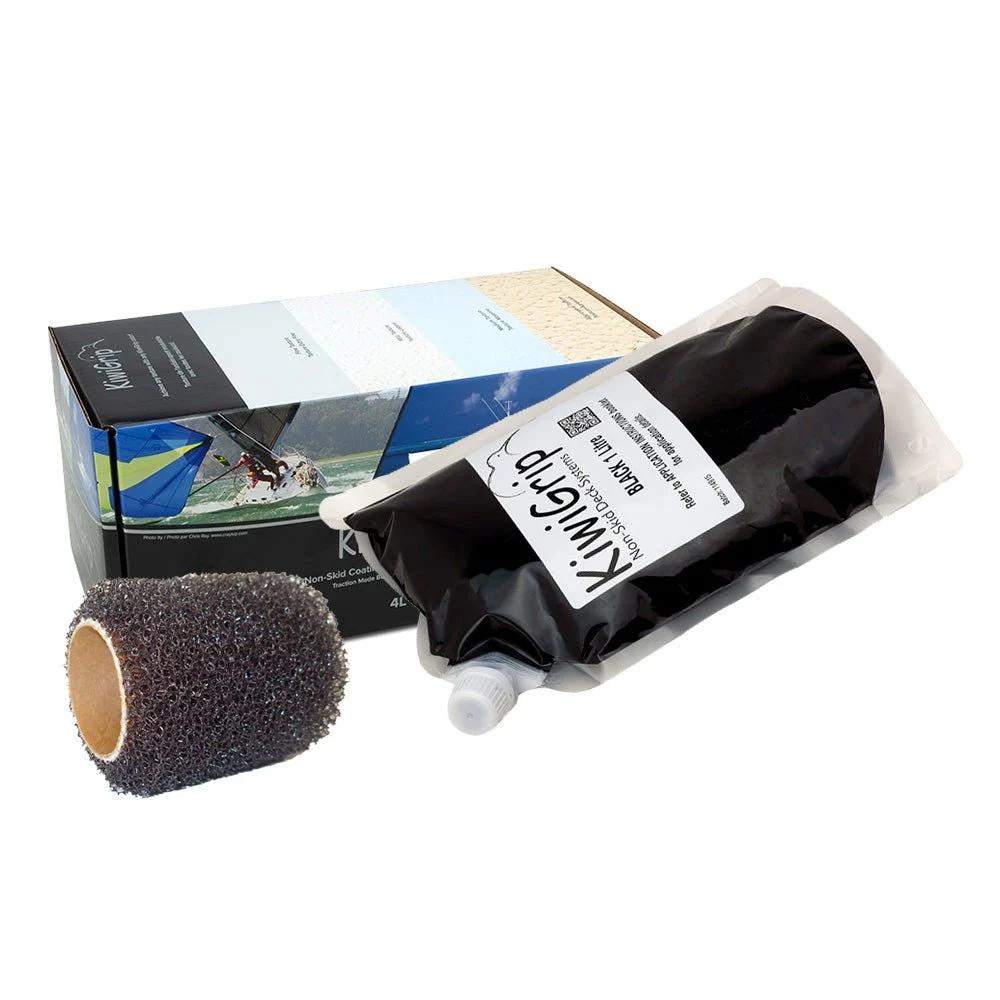 KiwiGrip 1 Liter Pouch - Black w/4" Roller – Marine Boat Replacement Part