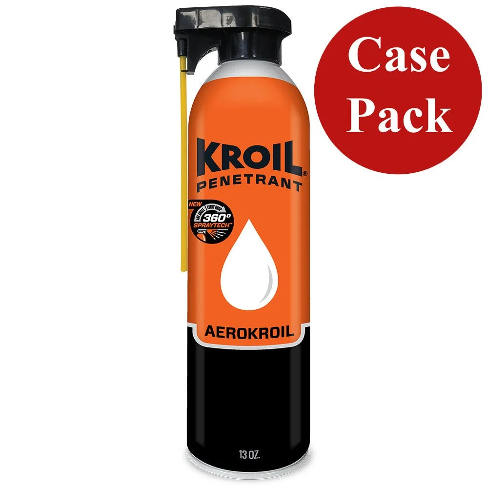 Kroil Original Penetrant - Aerosol - 13oz Can - Aerokroil Formula w/SprayTech™ *Case of 12 – Marine Boat Replacement Part
