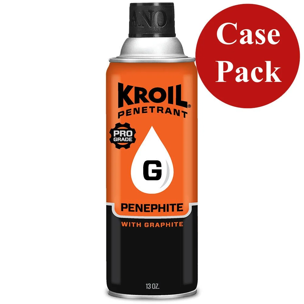 Kroil Penephite Penetrant - Aerosol - 13oz Can with Graphite *Case of 12 – Marine Boat Replacement Part
