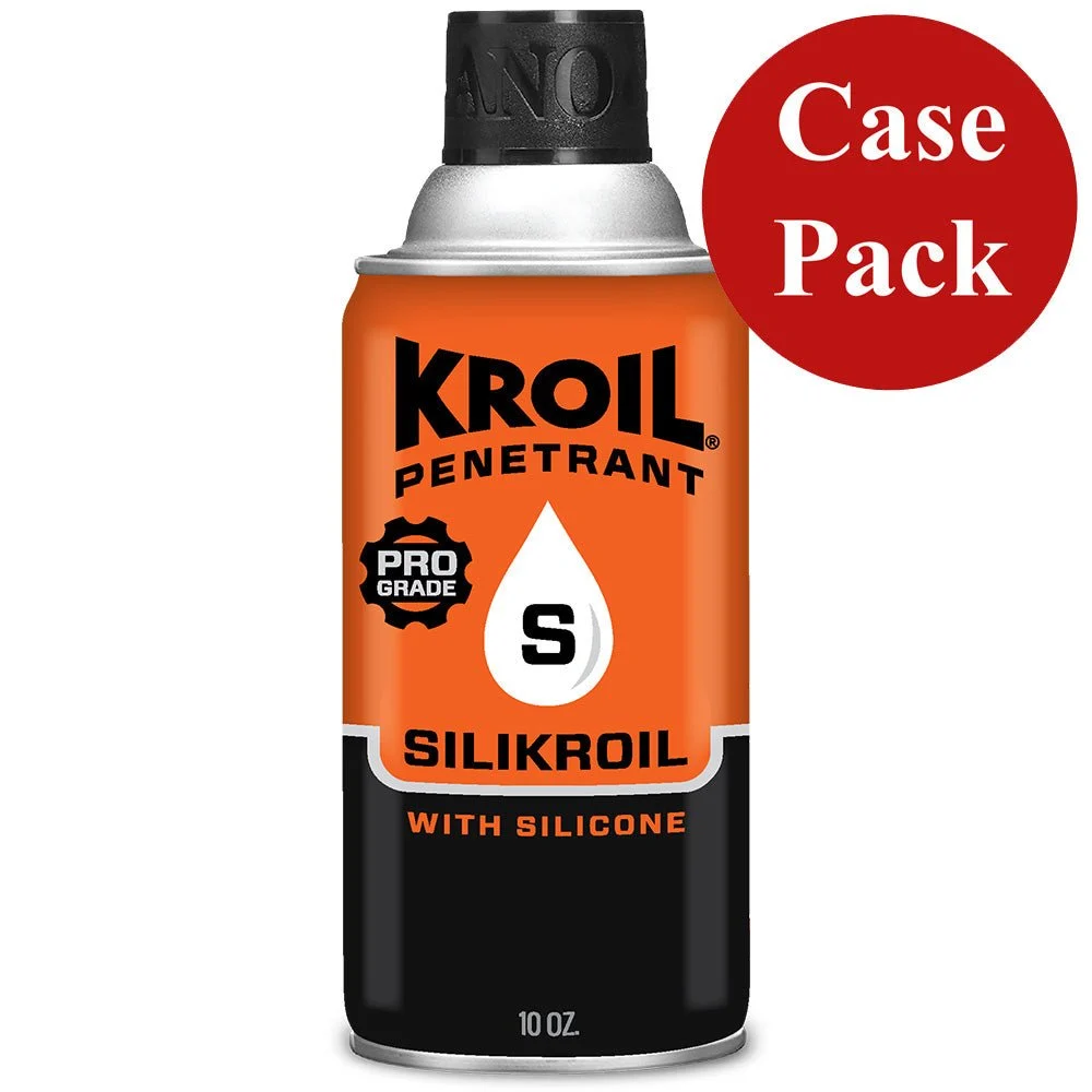 Kroil Silikroil Penetrant - Aerosol - 10oz Can with Silicone *Case of 12 – Marine Boat Replacement Part