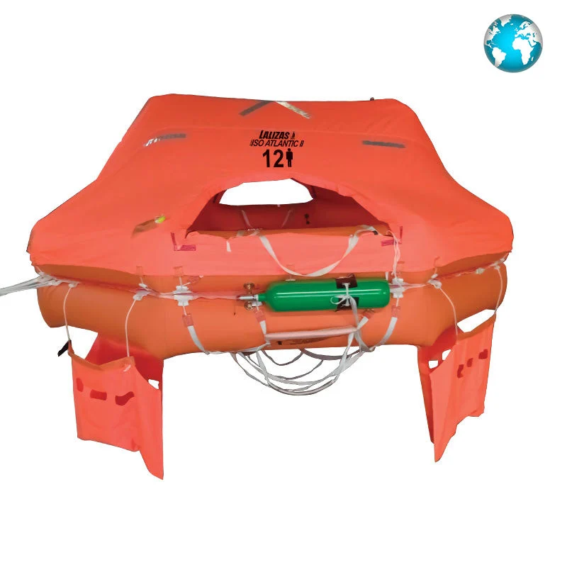 LALIZAS ISO ATLANTIC II C Liferaft 4-Person Canister >24H - SOLAS Compliant