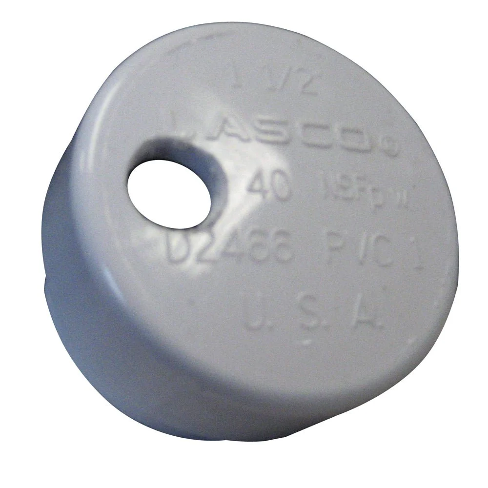 Lee's Tackle Lee's PVC Drain Cap f/Heavy Rod Holders 1/4" NPT – Boat Pump & Plumbing Part