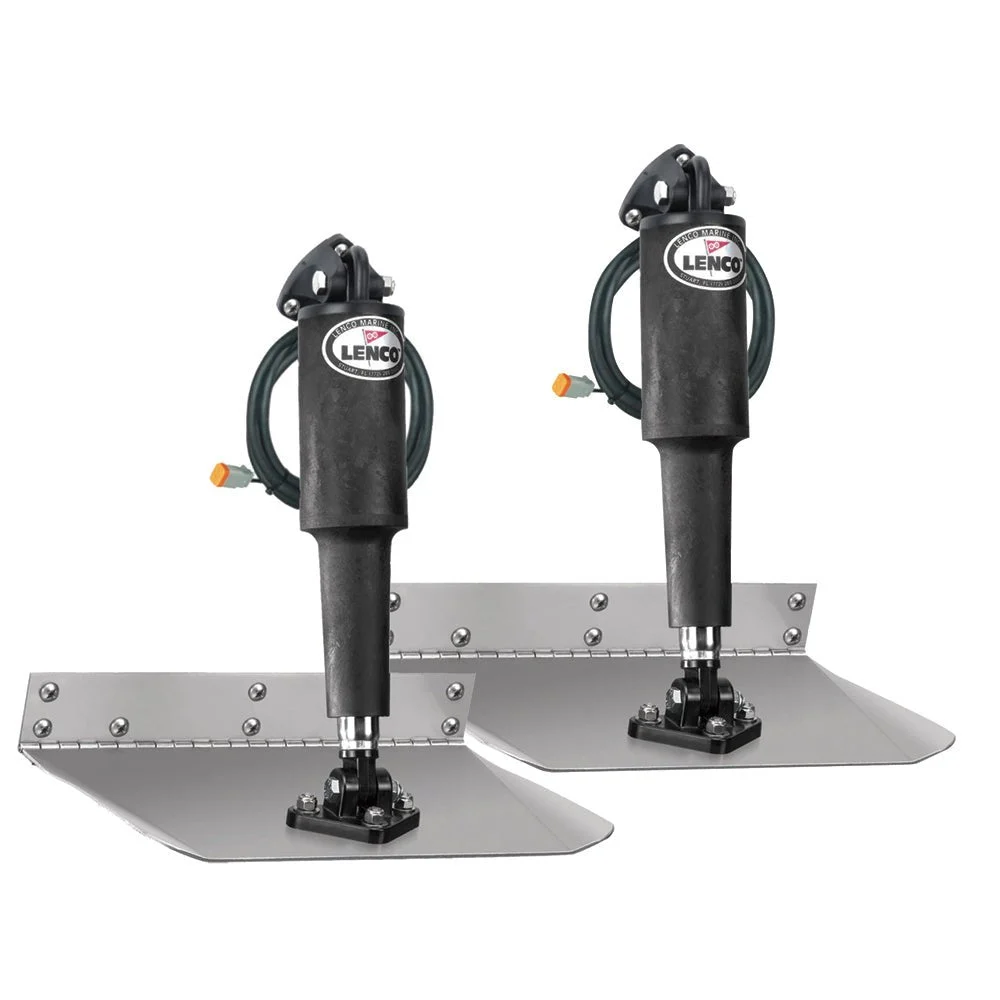 Lenco Marine 9" x 9" Standard Trim Tab Kit without Switch Kit 12V