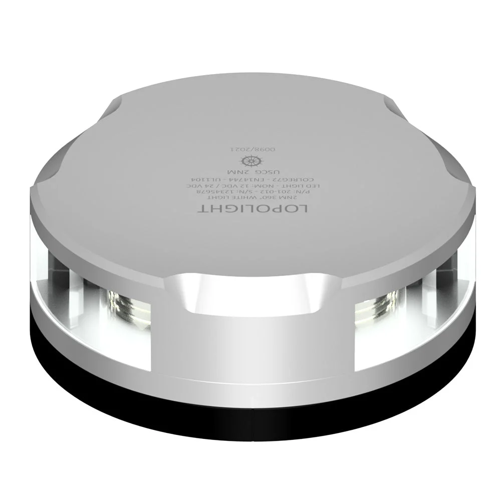 Lopolight Masthead/360-Degree Light - 3NM - Silver Housing w/FB Base – Marine Electrical Replacement Part