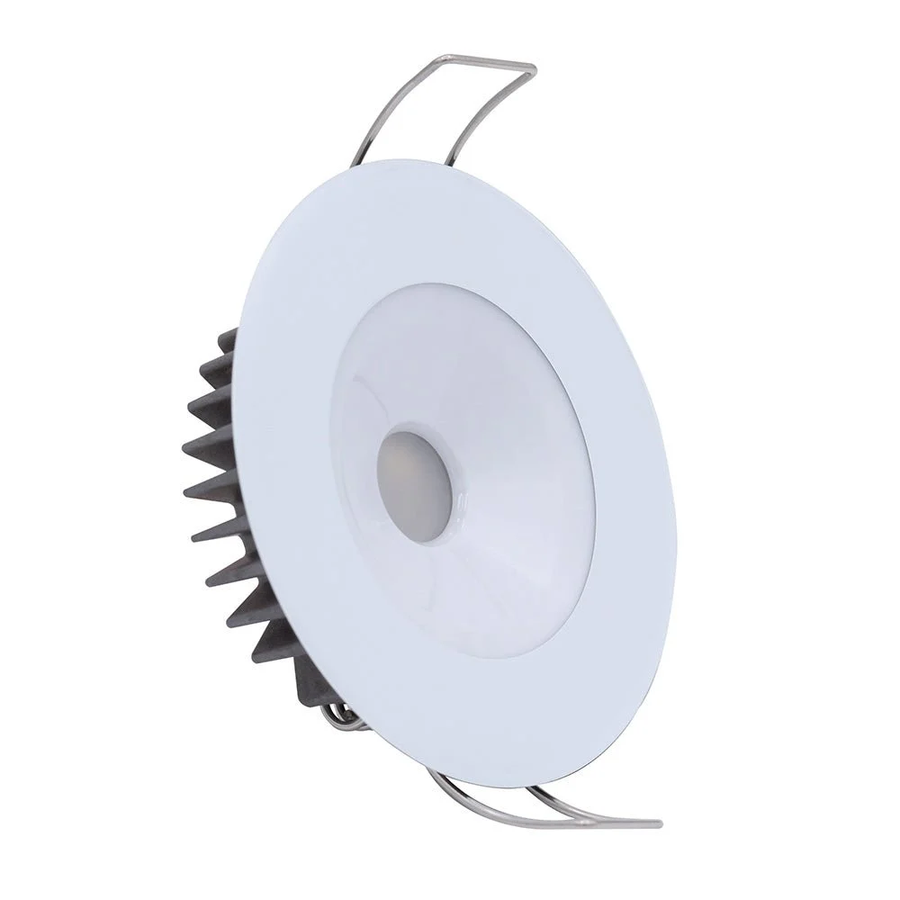 Lumitec Illusion Flush Mount LED Down Light - Warm White - Dimming - White Housing – Marine Boat Replacement Part