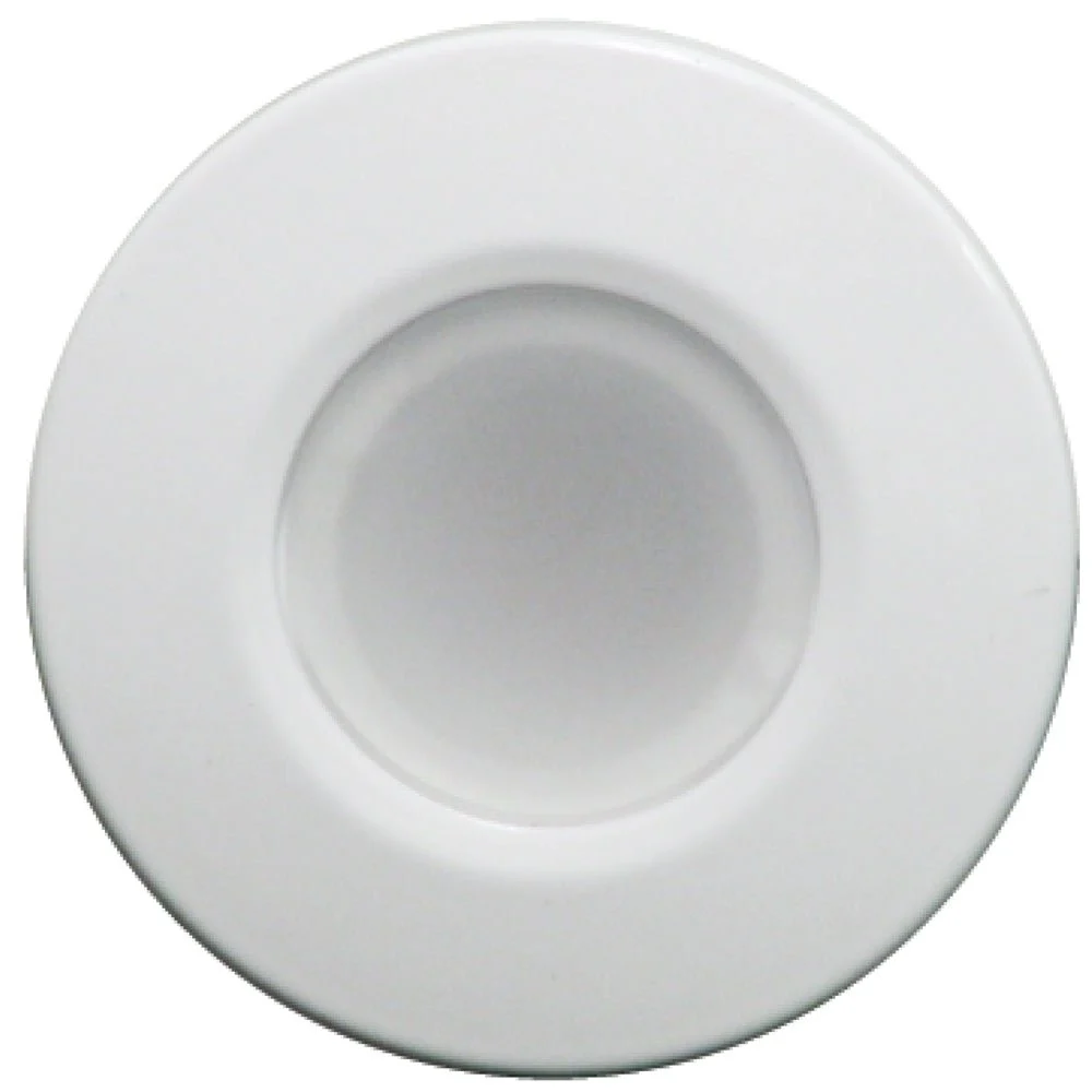 Lumitec Orbit - Flush Mount Down Light - White Finish - 4-Color Blue/Red/Purple/White Non Dimming – Marine Boat Replacement Part