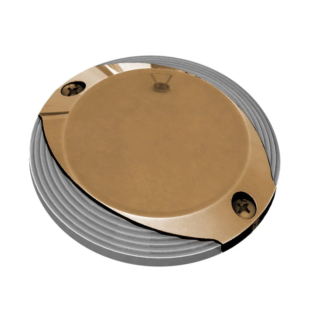 Lumitec Scallop Surface Mount Pathway Light - Spectrum RGBW/Warm White - Bronze Finish – Marine Boat Replacement Part