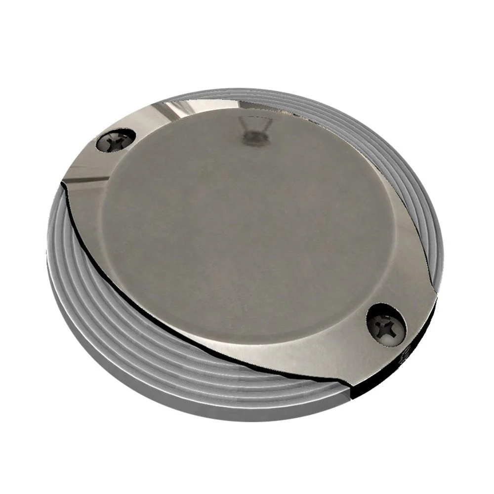 Lumitec Scallop Surface Mount Pathway Light - Spectrum RGBW/Warm White - Stainless Steel Housing – Marine Boat Replacement Part