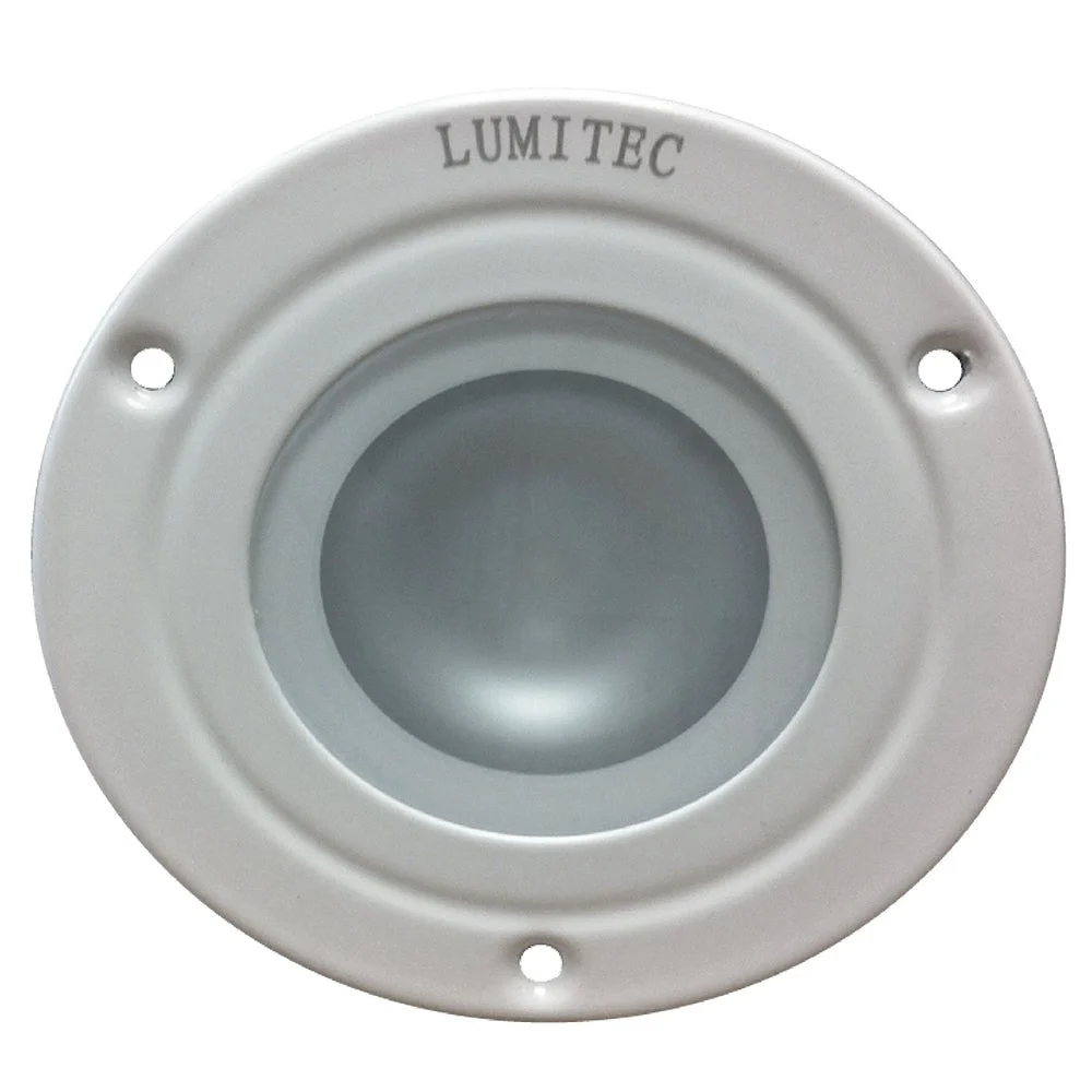 Lumitec Shadow - Flush Mount Down Light - White Finish - Spectrum RGBW – Marine Boat Replacement Part