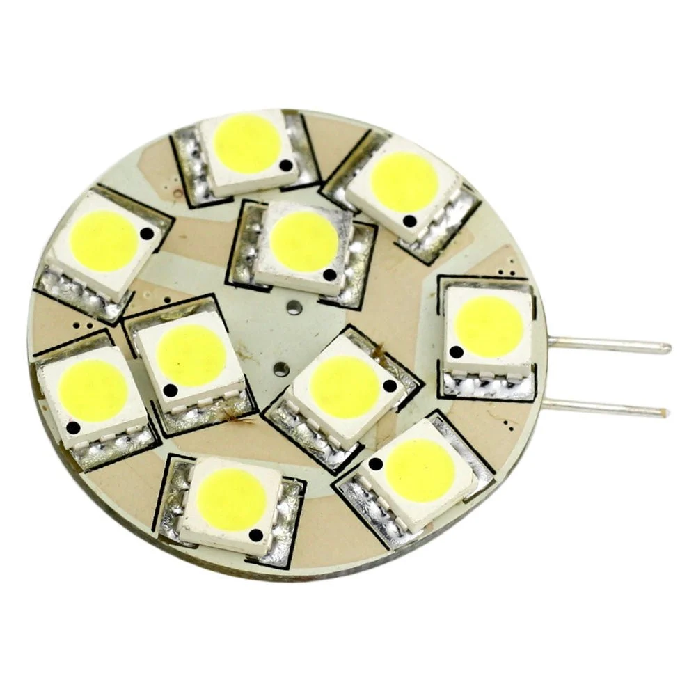 Lunasea Lighting Lunasea G4 12 LED Side Pin Light Bulb - 12VAC or 10-30VDC 2W/140 Lumens - Warm White – Marine Boat Replacement Part
