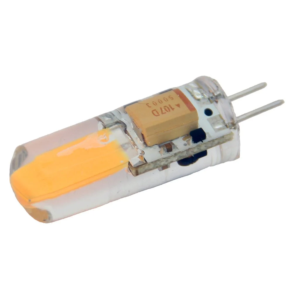 Lunasea Lighting Lunasea Natural White G4 Bulb 2W 10-30VDC Bottom Pin Silicon Encapsulated – Marine Boat Replacement Part