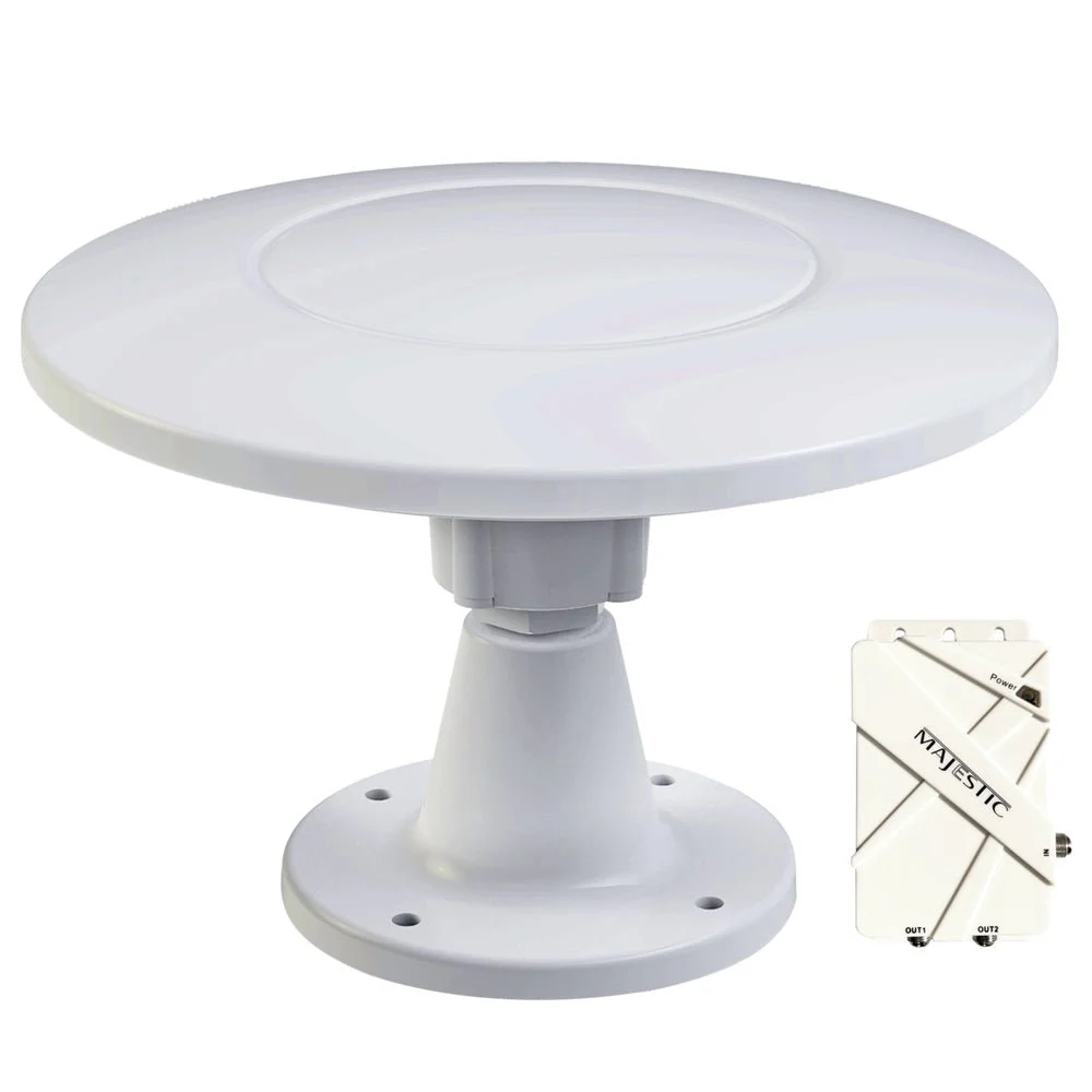 Majestic Global USA Majestic UFO X Ultra High Gain 30dB Digital TV Antenna - 12V – Marine Boat Replacement Part