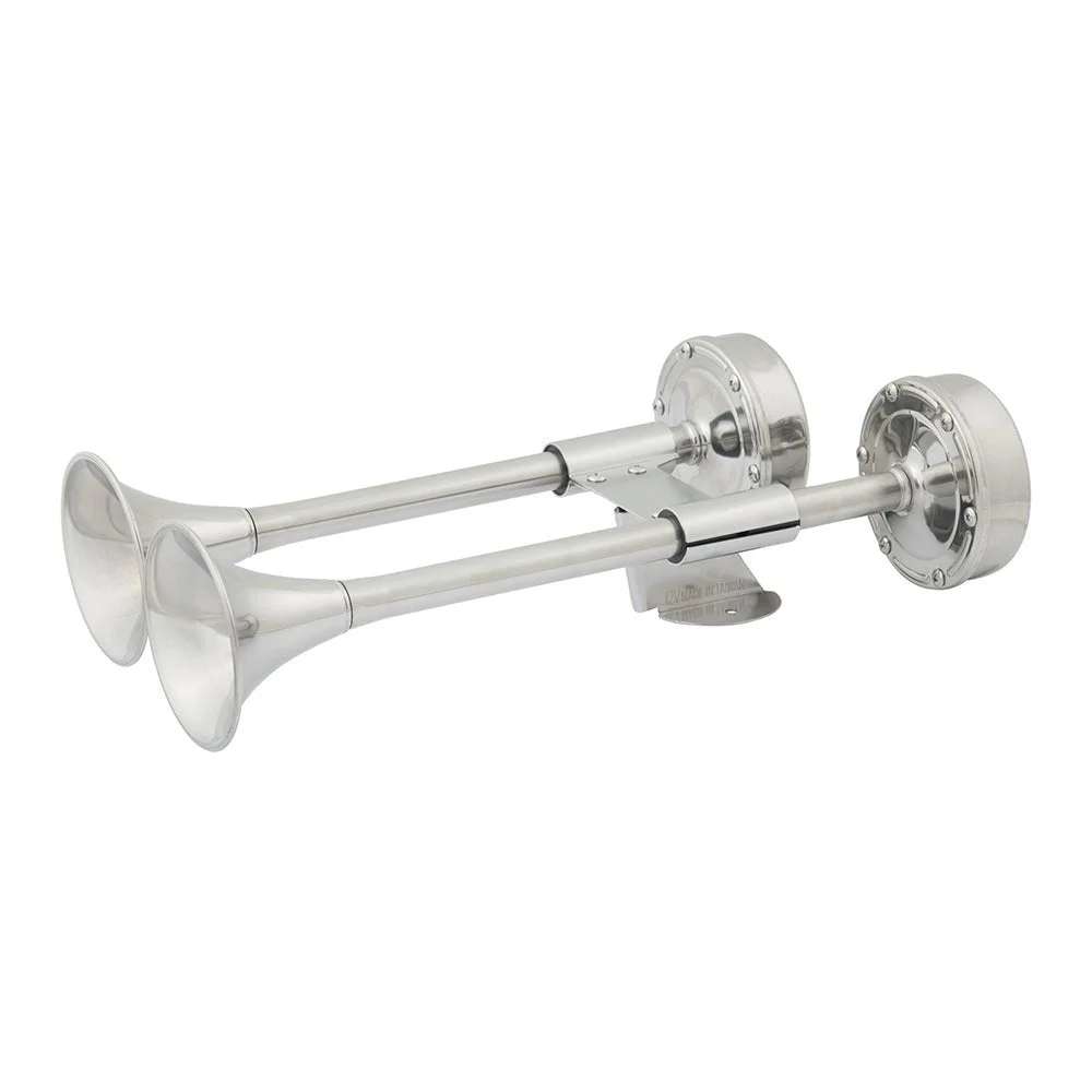 Marinco 12V Compact Dual Trumpet Electric Horn – Marine Boat Replacement Part