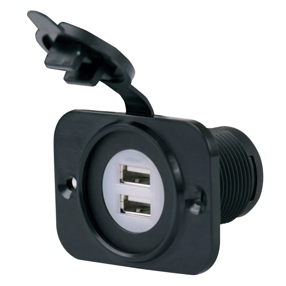 Marinco SeaLink® Deluxe Dual USB Charger Receptacle – Marine Boat Replacement Part