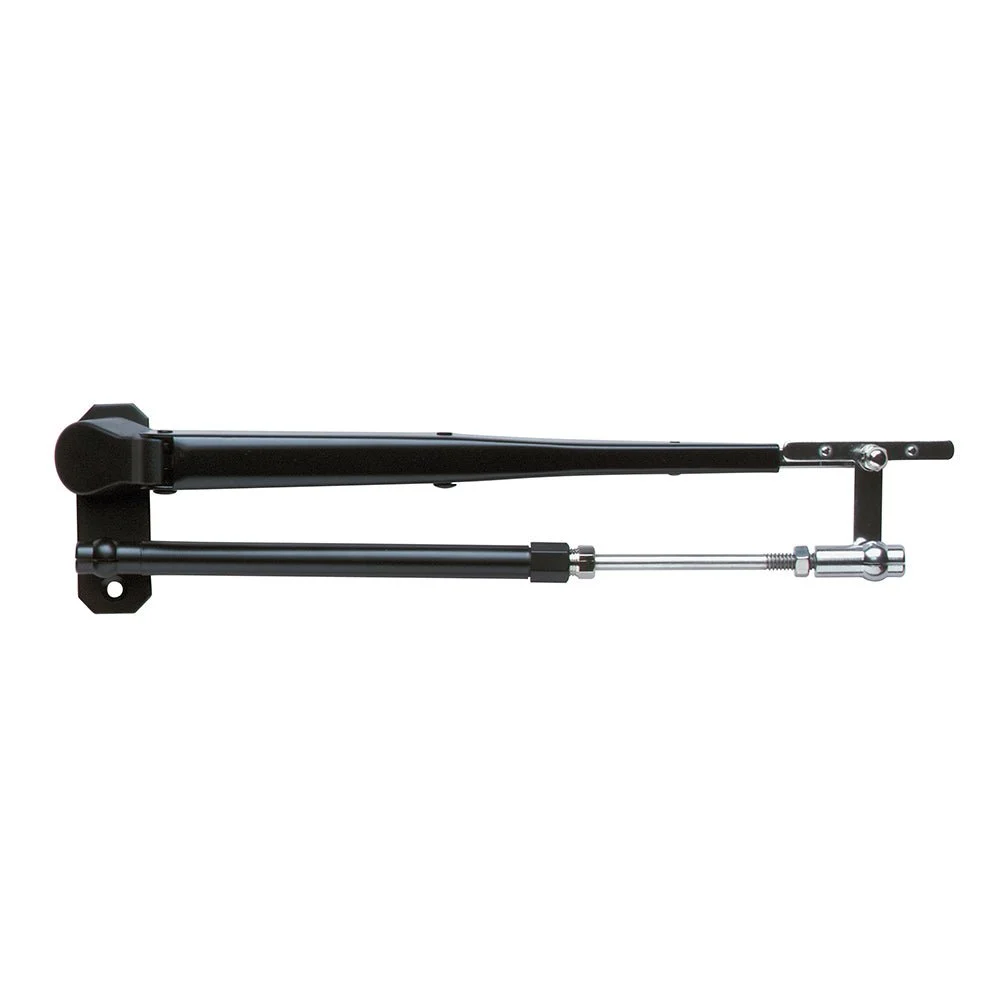 Marinco Wiper Arm Deluxe Black Stainless Steel Pantographic - 17"-22" Adjustable – Marine Boat Replacement Part