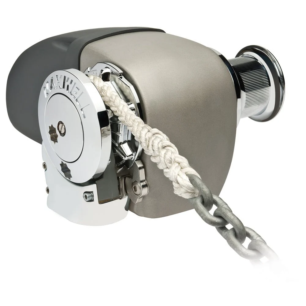 Maxwell HRC 10-8 Rope Chain Horizontal Windlass 5/16" Chain, 5/8" Rope 12V, with Capstan – Marine Boat Replacement Part