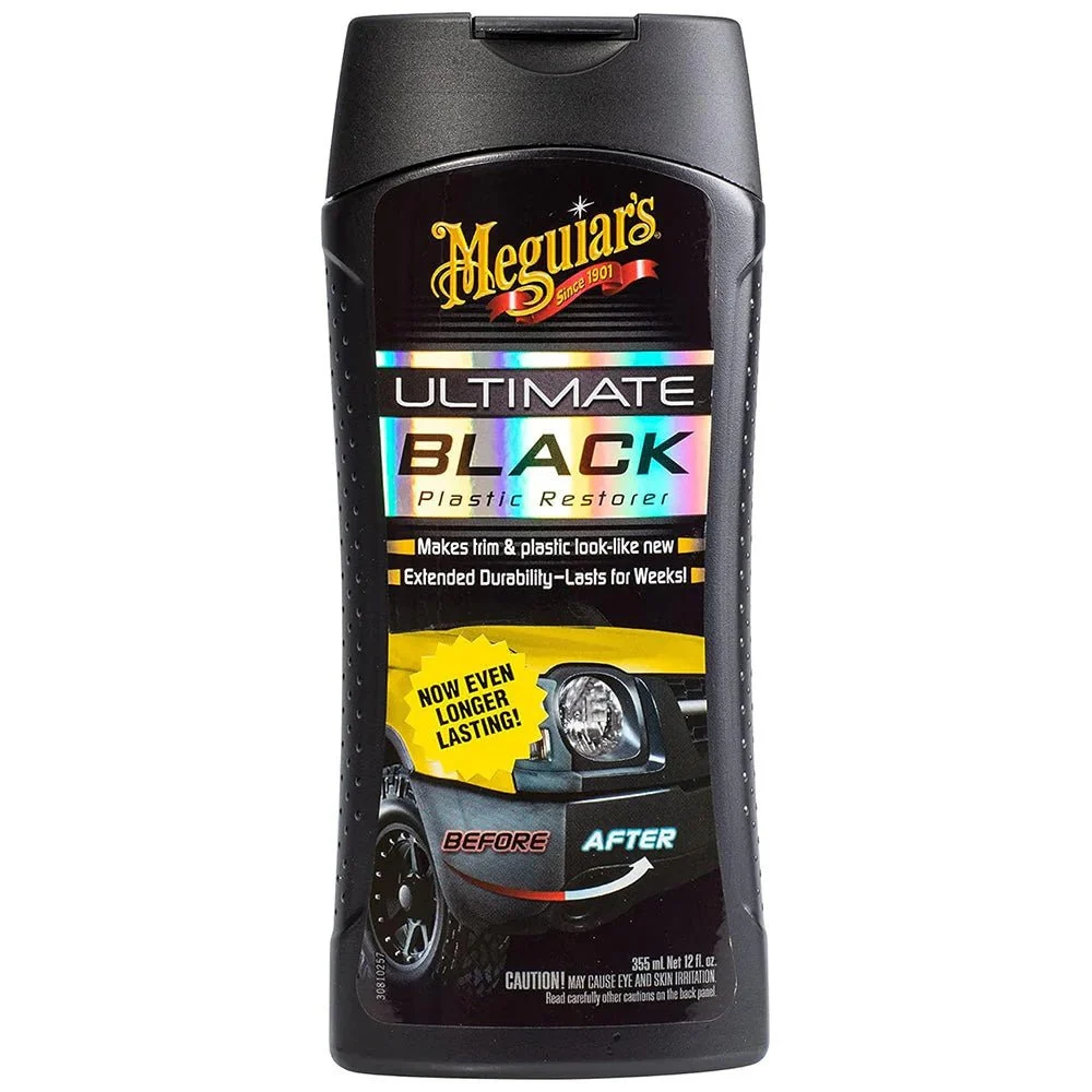 Meguiar's Ultimate Black Plastic Restorer - 12oz – Marine Boat Replacement Part