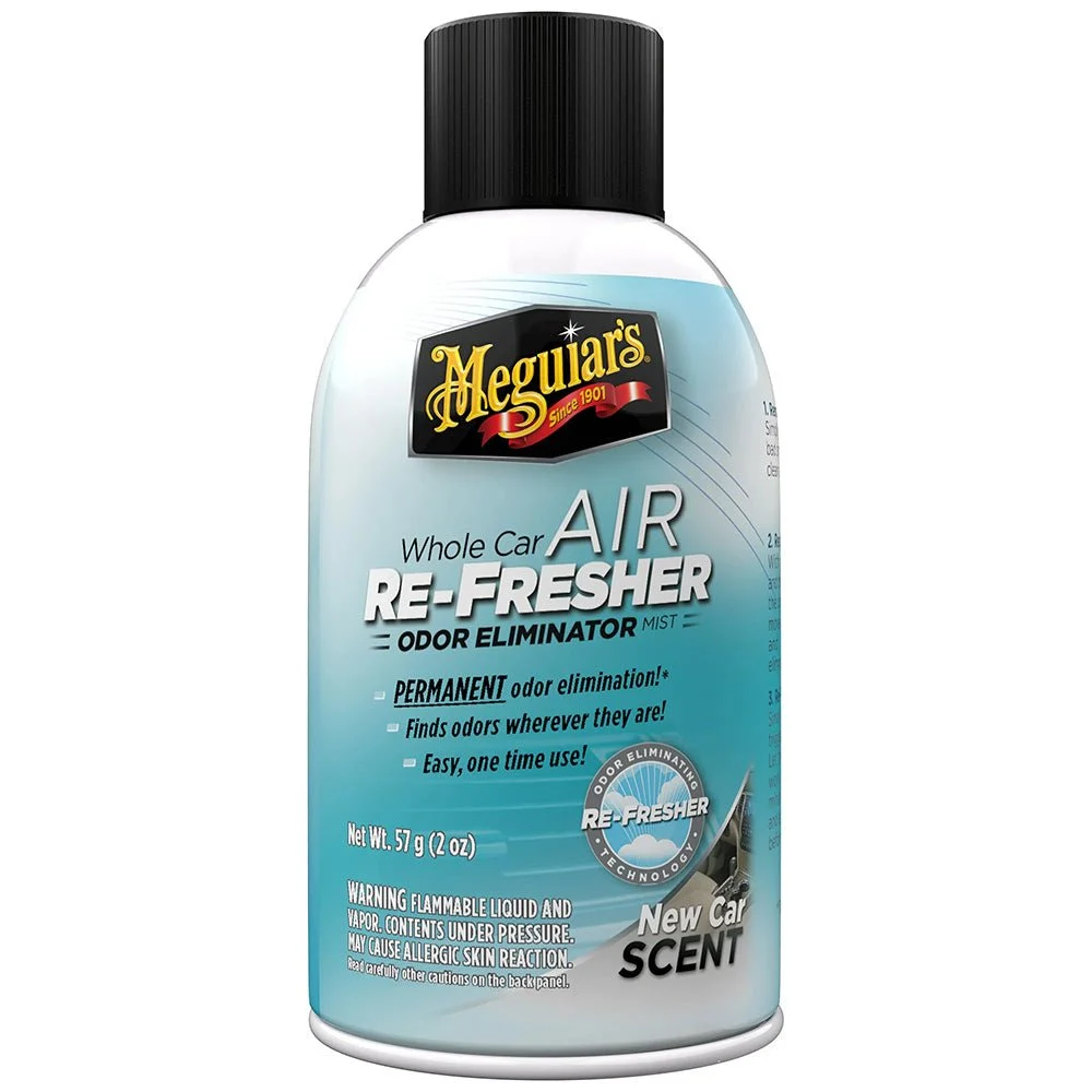 Meguiar's Whole Car Air Refresher Odor Eliminator - New Car Scent – Marine Boat Replacement Part