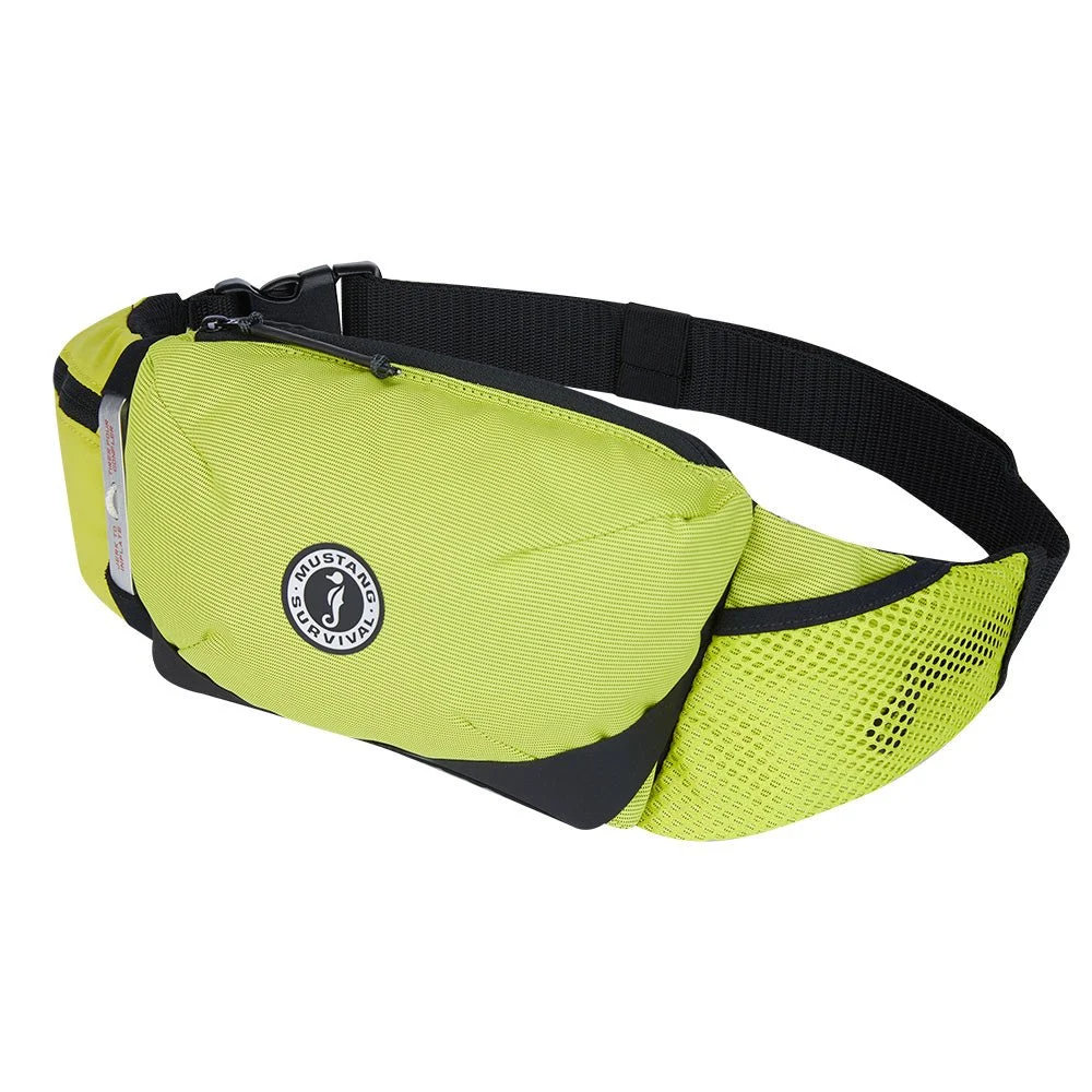 Mustang Survival Mustang Essentialist Manual Inflatable Belt Pack - Mahi Yellow – Marine Boat Replacement Part