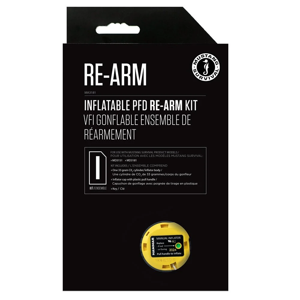 Mustang Survival Mustang Re-Arm Kit I 33g Hammar - Manual – Marine Boat Replacement Part