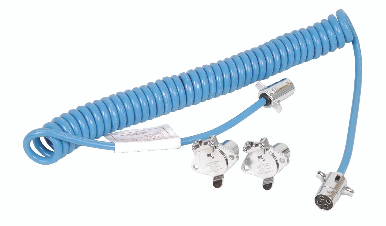Demco 9523004 4-way Auxiliary Coiled Lighting Cable - 9523004