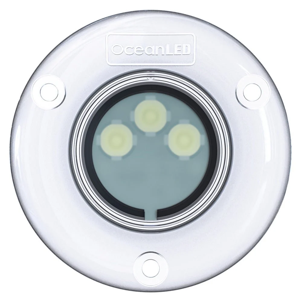 OceanLED Discover Series D3 Underwater Light - Ultra White with Isolation Kit – Marine Boat Replacement Part