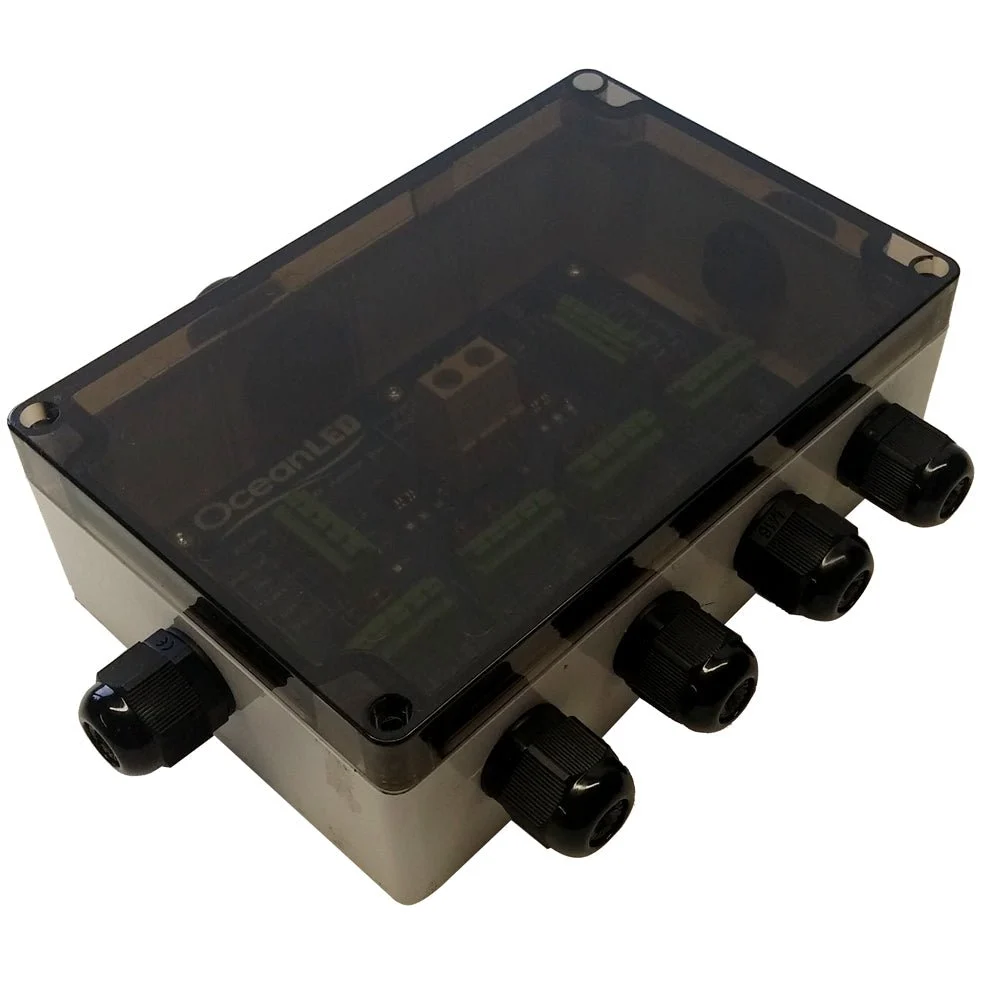 OceanLED X-Series DMX Junction Box – Marine Electrical Replacement Part