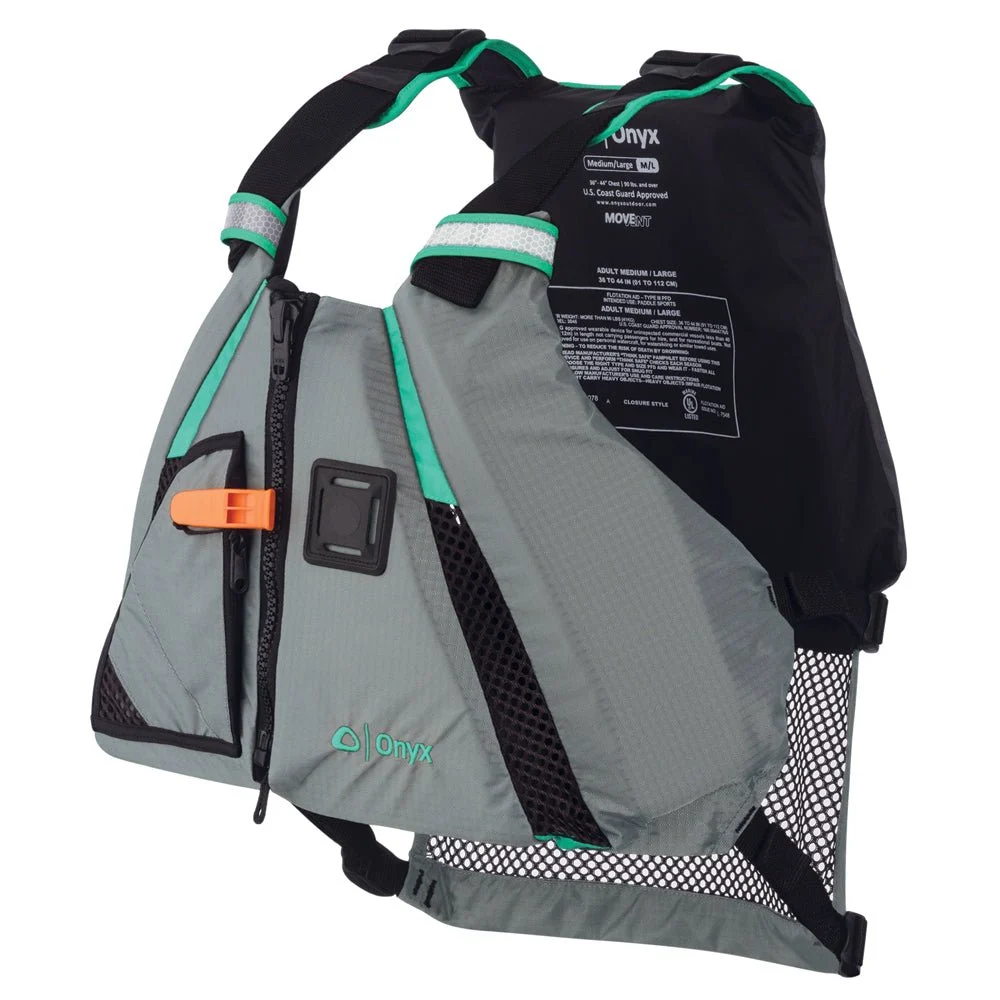 Onyx Outdoor Onyx MoveVent Dynamic Paddle Sports Life Vest - M/L - Aqua – Marine Boat Replacement Part