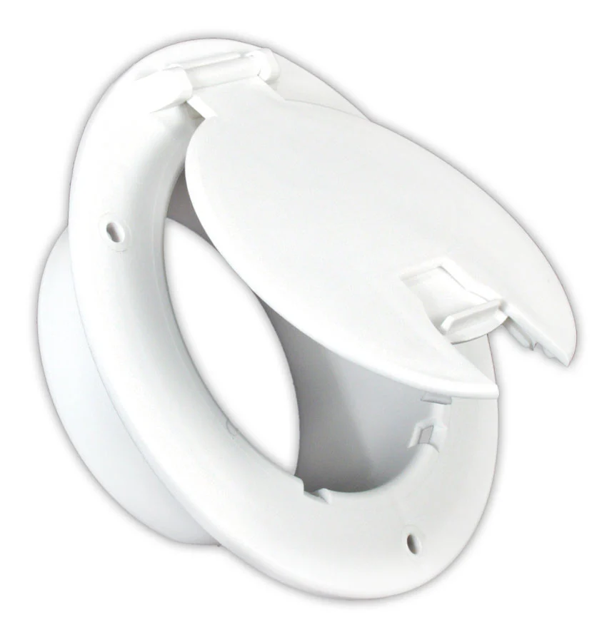 B&b Molders 94331 Dlx Rnd Elec Hatch With O Bk - 94331