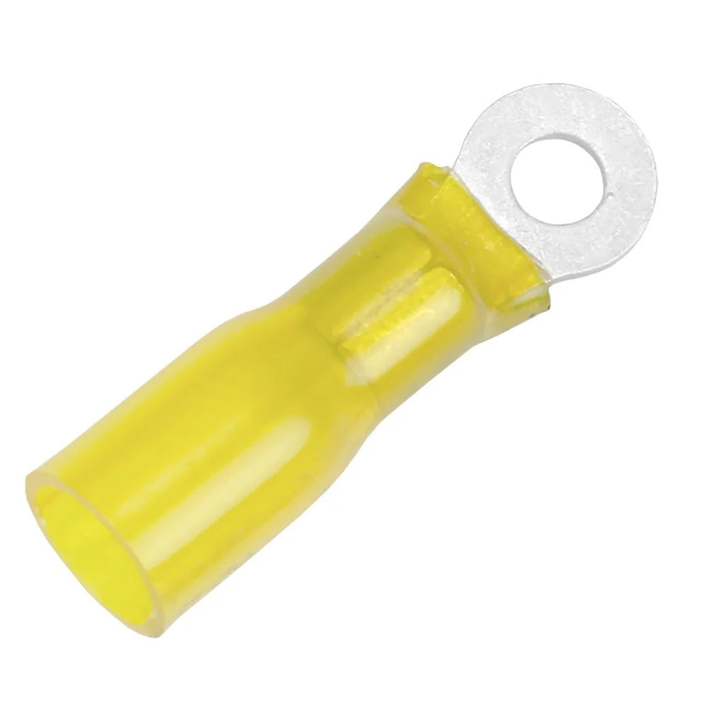 Pacer 12-10 AWG Heat Shrink Ring Terminal - #10 Stud Size - 100 Pack – Marine Electrical Replacement Part