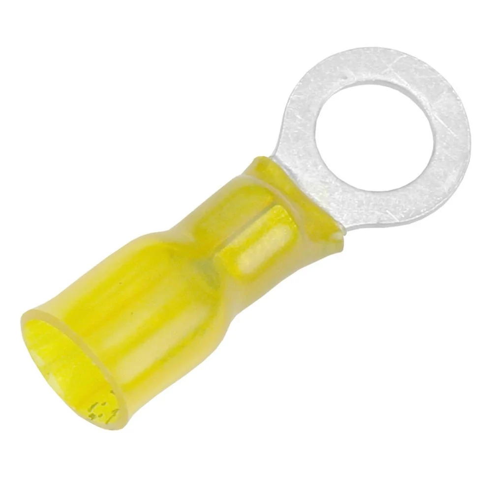 Pacer 12-10 AWG Heat Shrink Ring Terminal - 5/16" Stud Size - 100 Pack – Marine Electrical Replacement Part